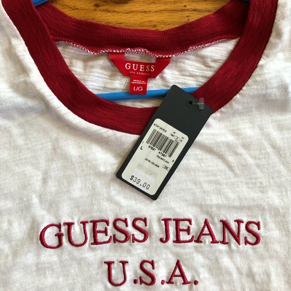 Embroidered Guess Crop Top - Picture 4 of 7